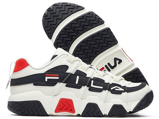 FILA Barricade 'Retro Cream Black Low' F12M031228FSN Details for FILA Barricade 'Retro Cream Black Low' F12M031228FSN