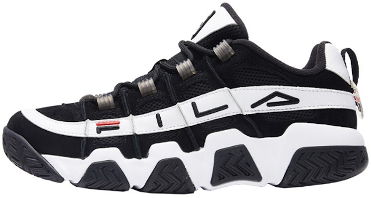 FILA Barricade Low 'Black And White' F12M941206FBW Buy FILA Barricade Low 'Black And White' F12M941206FBW