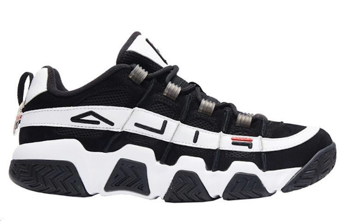 FILA Barricade Low 'Black And White'