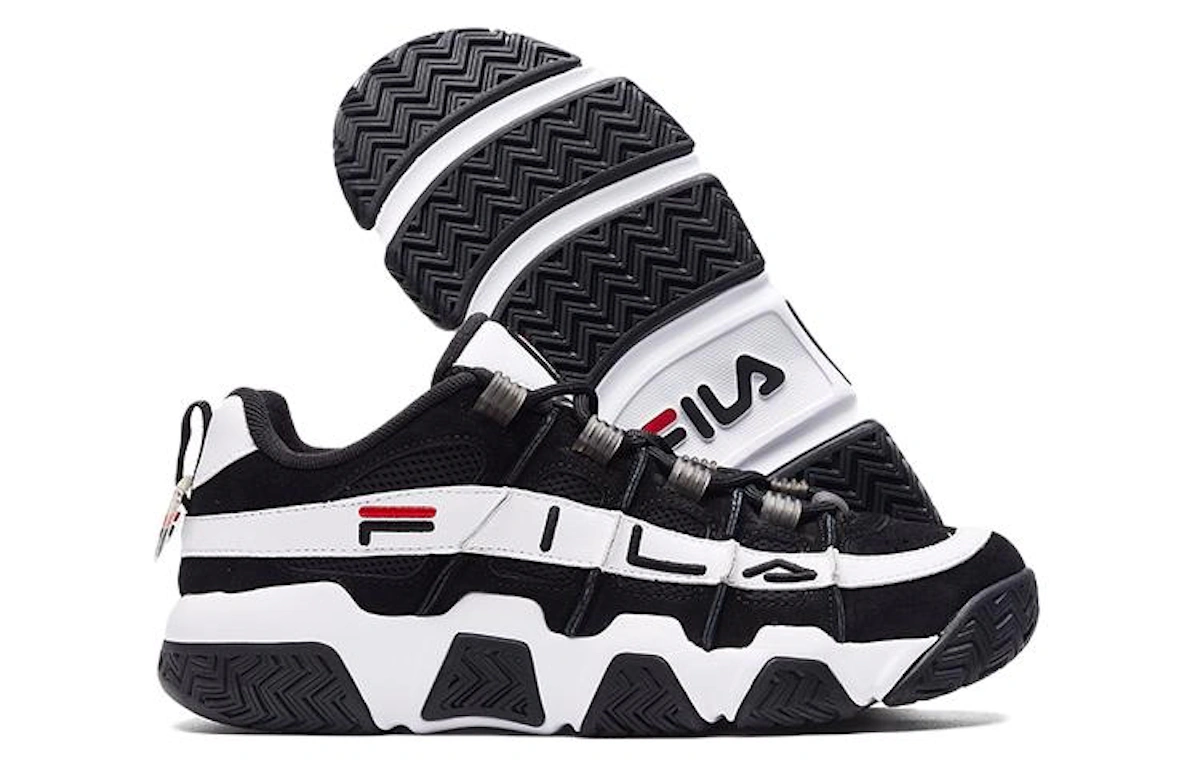 FILA Barricade Low 'Black And White'