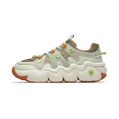 FILA Barricade Low Sneakers 'Green White Orange'