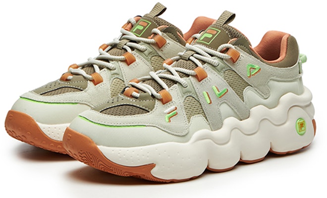 FILA Barricade Low Sneakers 'Hijau Putih Oren' F12M211121FCS Order FILA Barricade Low Sneakers 'Hijau Putih Oren' F12M211121FCS