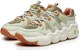 FILA Barricade Low Sneakers 'Hijau Putih Oren' F12M211121FCS