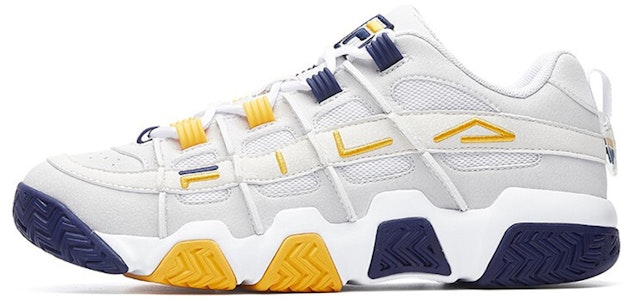 FILA Barricade Low 'Putih Kuning Biru' F12M031228FWW Buy FILA Barricade Low 'Putih Kuning Biru' F12M031228FWW