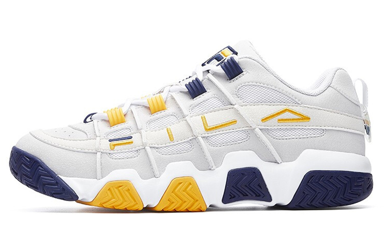 FILA Barricade Low 'White Yellow Blue' F12M031228FWW