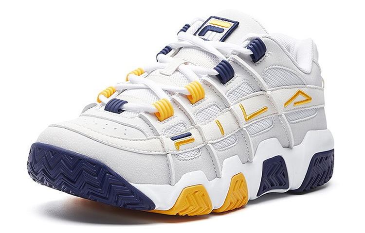 Order FILA Barricade Low 'White Yellow Blue' F12M031228FWW