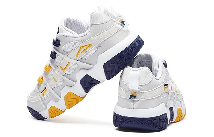 Shop FILA Barricade Low 'White Yellow Blue' F12M031228FWW