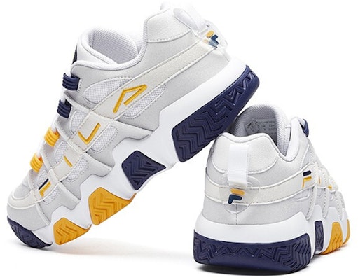 FILA Barricade Low 'Blanco Amarillo Azul' F12M031228FWW Purchase FILA Barricade Low 'Blanco Amarillo Azul' F12M031228FWW