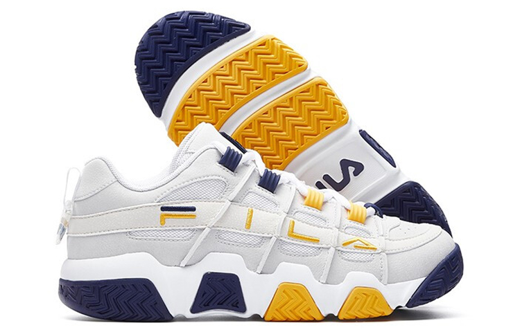 Details for FILA Barricade Low 'White Yellow Blue' F12M031228FWW