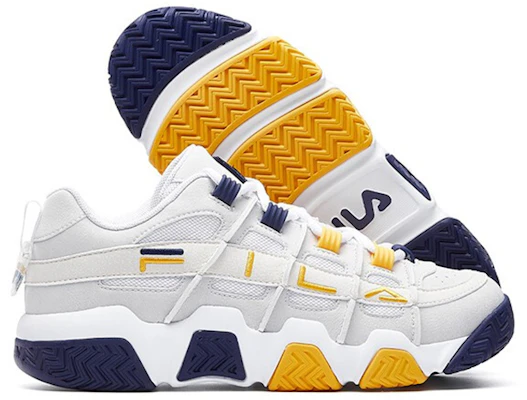 FILA Barricade Low 'White Yellow Blue' F12M031228FWW Details for FILA Barricade Low 'White Yellow Blue' F12M031228FWW