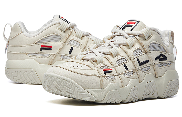 Shop Chaussures de Basketball FILA Barricade Low Blanches F12M041202FOT