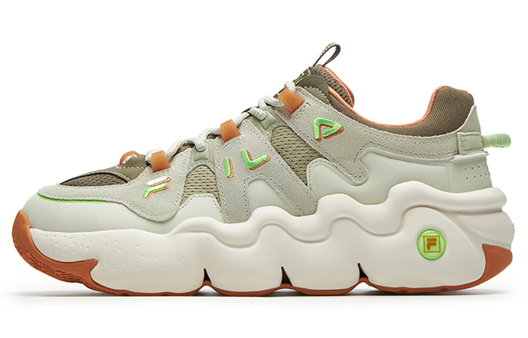 FILA Barricade Low Sneakers 'Green White Orange' F12M211121FCS