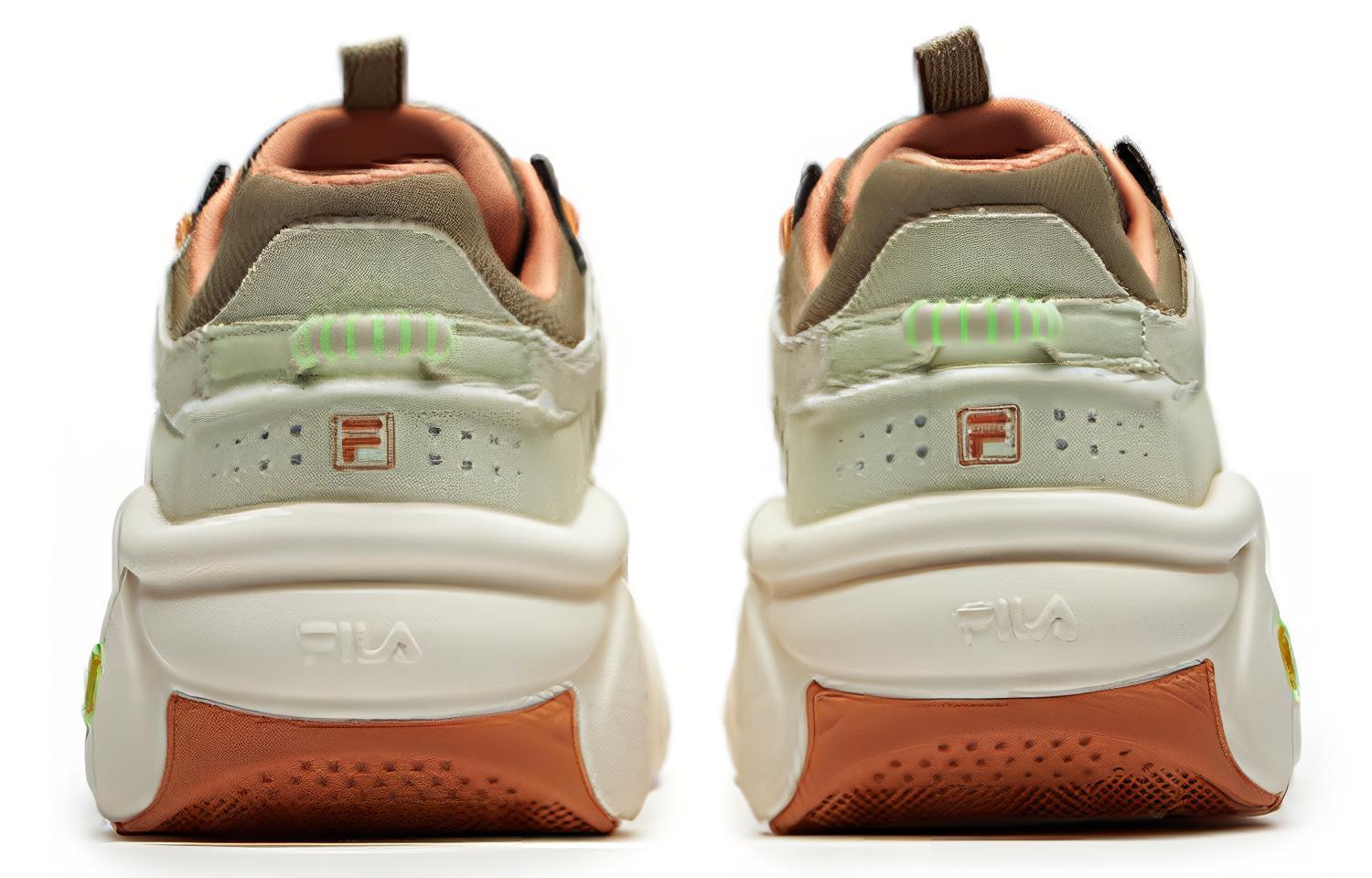 Shop Baskets FILA Barricade Low ''Vert Blanc Orange'' F12M211121FCS