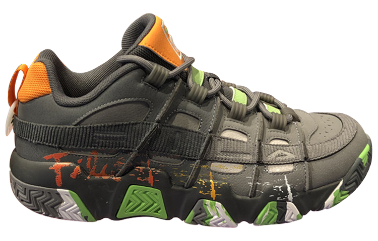 Order FILA Barricade VNTG Hitam/Hijau/Oranye T12M041202FDQ