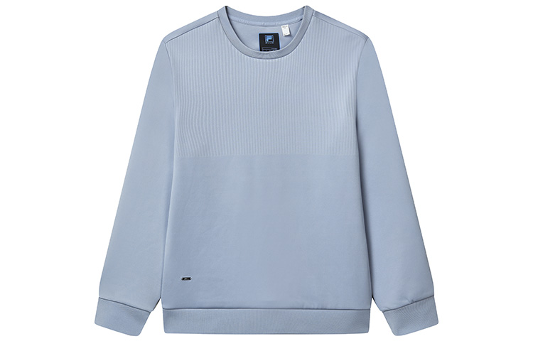 FILA Basic Crewneck Knit Pullover Sweatshirt Men’s - Mysterious Purple F11M232202F-VT