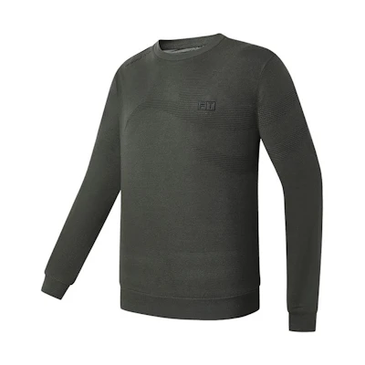 FILA Basic Crewneck Sports Sweatshirt in Jeep Military Green A11M345408F-KK