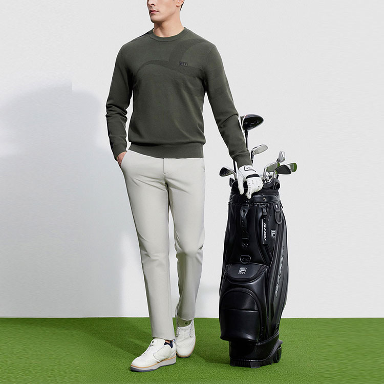 FILA Basic Crewneck Sports Sweatshirt in Jeep Military Green A11M345408F-KK 圖 3