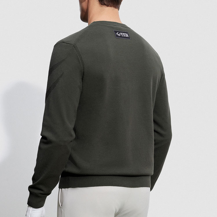 FILA Basic Crewneck Sports Sweatshirt in Jeep Military Green A11M345408F-KK 圖 4