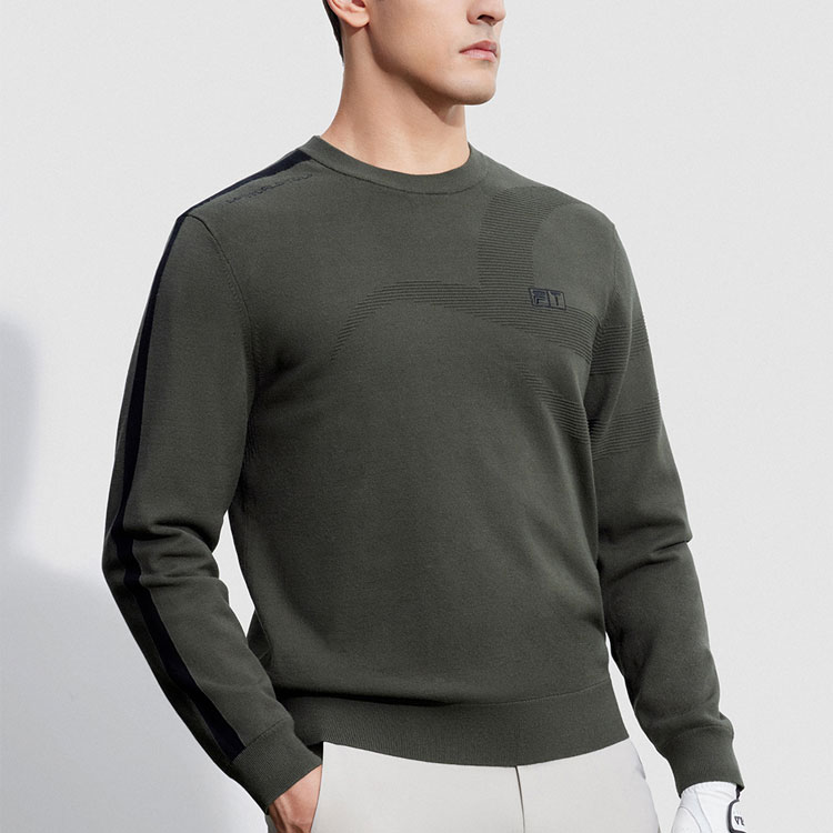 FILA Basic Crewneck Sports Sweatshirt in Jeep Military Green A11M345408F-KK 圖 5