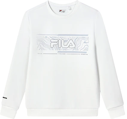 FILA ベーシック ロゴ クルーネック ニット セーター - スタンダード ホワイト F11M247201FWT Buy FILA ベーシック ロゴ クルーネック ニット セーター - スタンダード ホワイト F11M247201FWT
