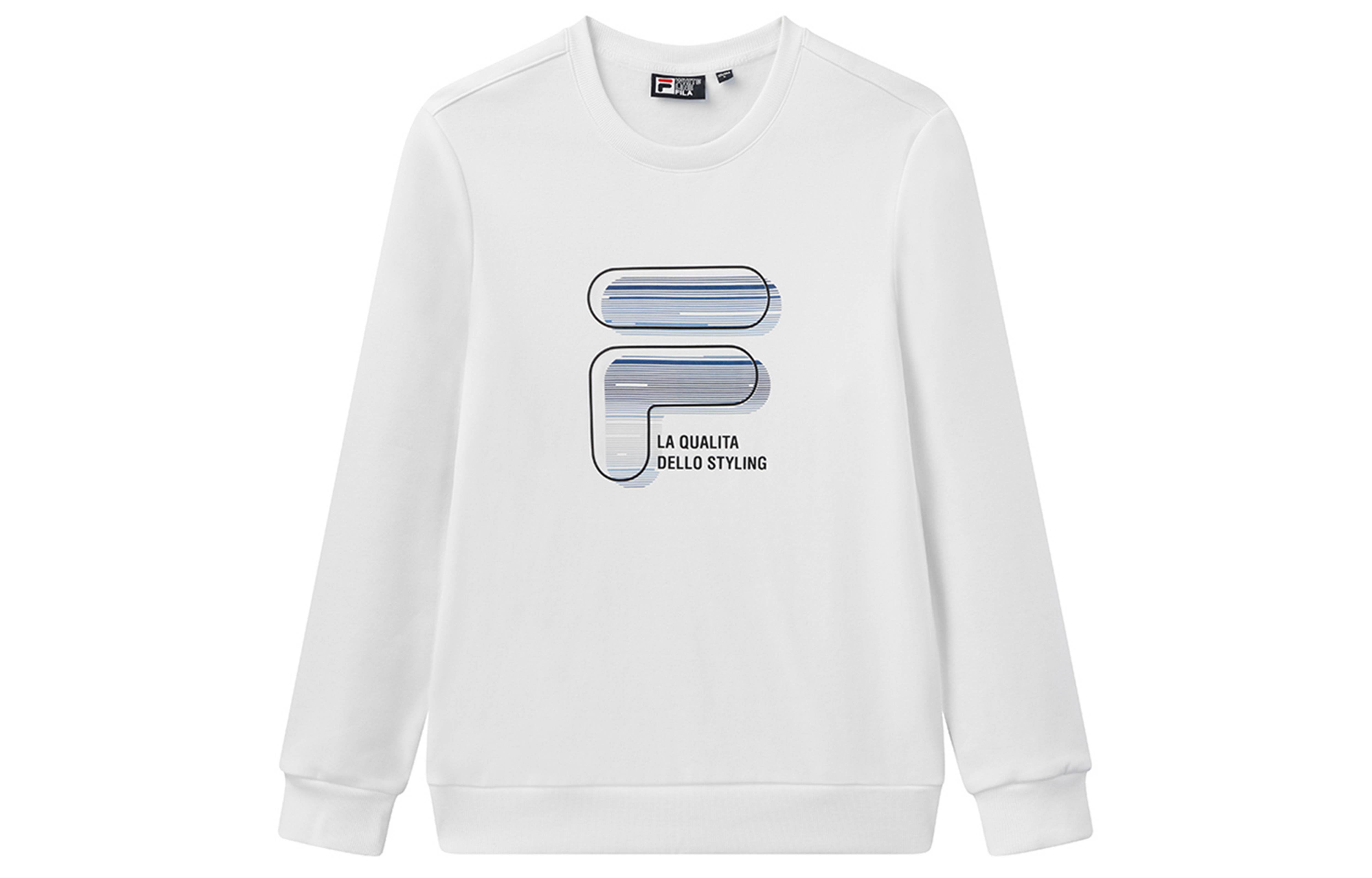 FILA Basic Logo Crewneck Sweatshirt Standard White Casual Style F11M048263F-WT