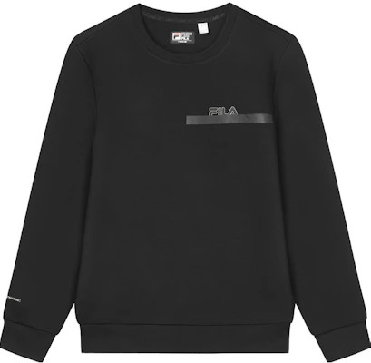 FILA Basic Regular Fit Round Neck Antibacterial Thermal Sweater - Black F51M347202A-BK Buy FILA Basic Regular Fit Round Neck Antibacterial Thermal Sweater - Black F51M347202A-BK