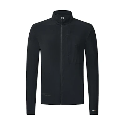 FILA Basic Simple Stand-up Collar Knit Sports Jacket Sweatshirt A11M327501F-BK