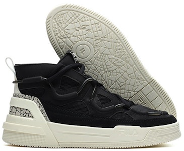 FILA 高帮黑白配色运动鞋 F12M141201FBV Purchase FILA 高帮黑白配色运动鞋 F12M141201FBV