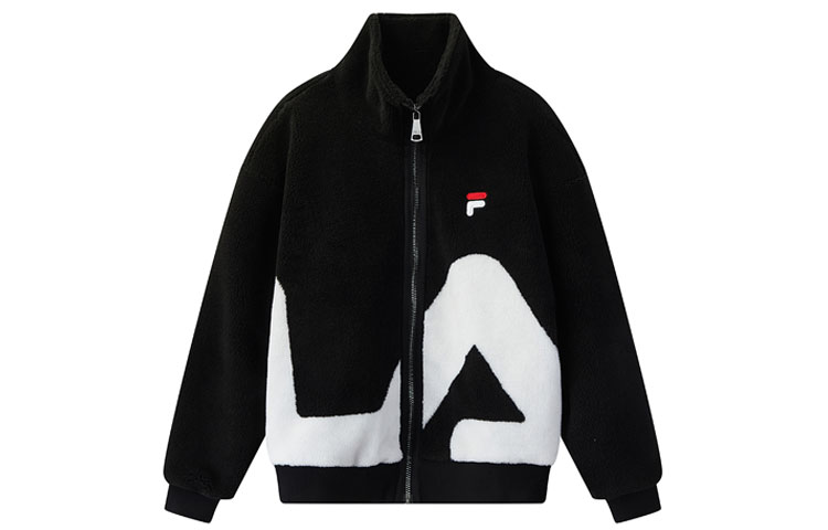 FILA Big Logo Fleece-Lined Jacket Winter Black F11M048926FBK