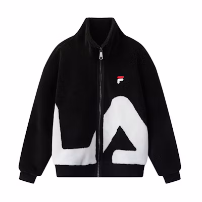 FILA Big Logo Fleece-Lined Jacket Winter Black F11M048926FBK
