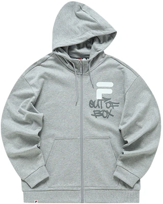 FILA 大Logo情侶款連帽外套 - 雲灰/霧灰 T11U216501FMG Buy FILA 大Logo情侶款連帽外套 - 雲灰/霧灰 T11U216501FMG