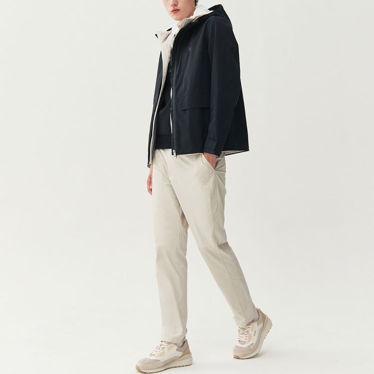 FILA Black Casual Hooded Woven Jacket F11M112716F-BK 圖 4