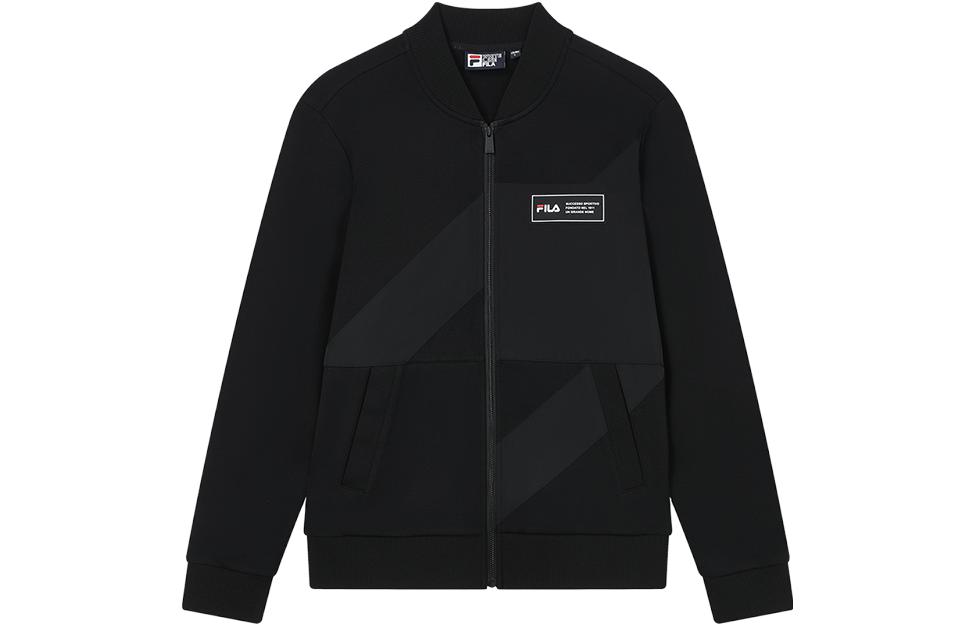 FILA Black Casual Long-Sleeve Knit Jacket F11M338501F