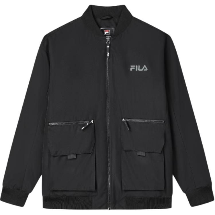 FILA Black Casual Outdoor Multi-Pocket Zip Jacket F11M349916F-BK