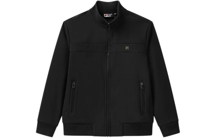 FILA Black Casual Sports Knit Jacket F11M048516FBK