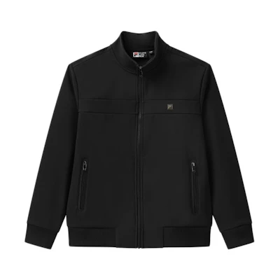 FILA Black Casual Sports Knit Jacket F11M048516FBK