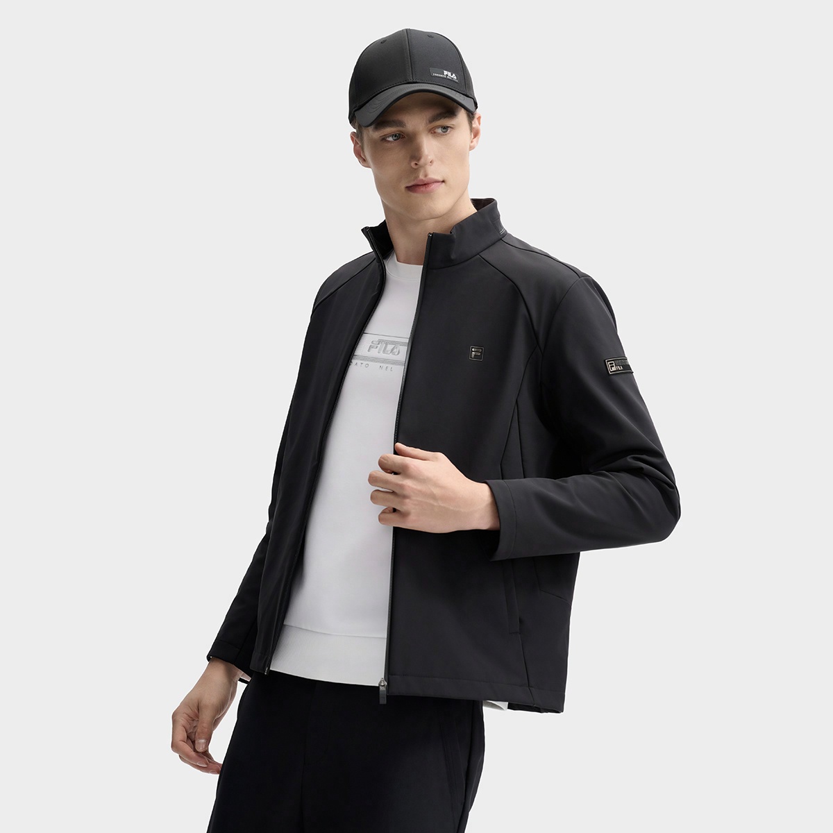 Purchase FILA 黑色休閒白絨外套立領款 F11M513701FBK