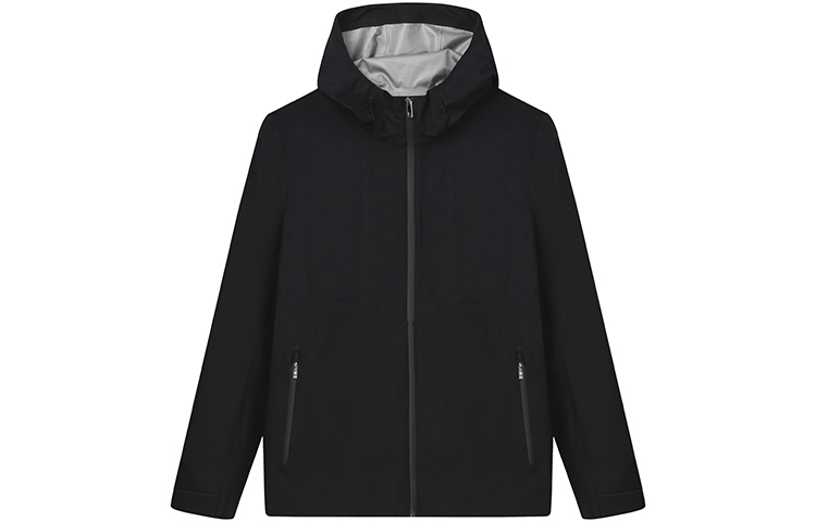 FILA Black Casual Woven Hooded Jacket F11M142703F-BK