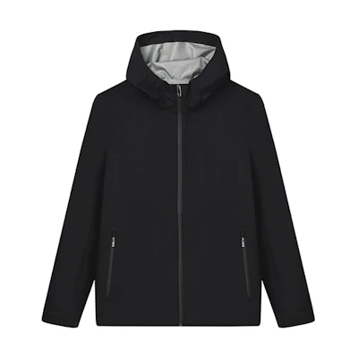 FILA Black Casual Woven Hooded Jacket F11M142703F-BK