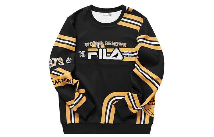 FILA Black Crewneck Pullover Sweatshirt T11M932223F-BK