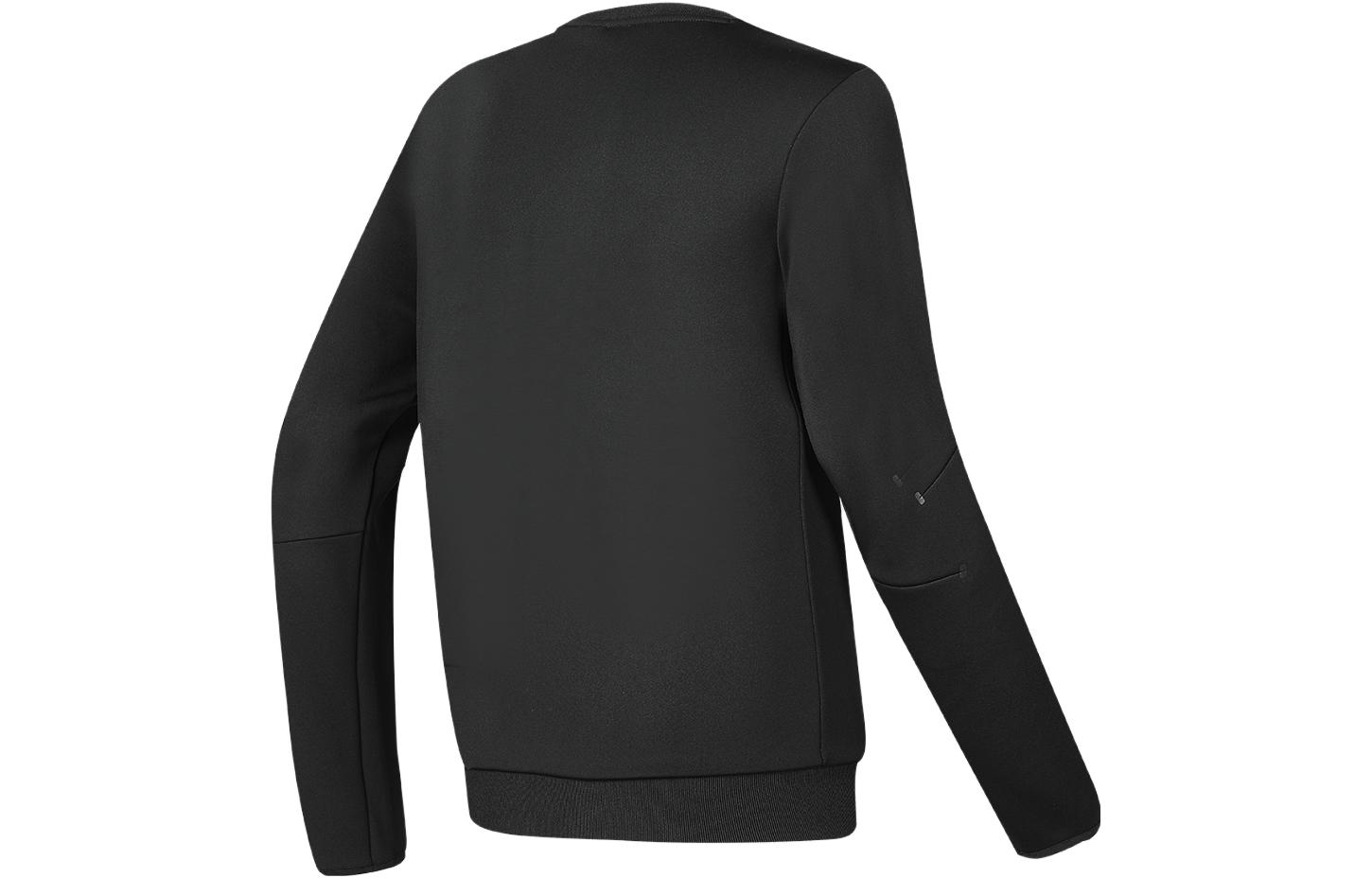 Lookbook FILA 黑色加絨舒適字母印花長袖衛衣 A11M341210F-BK