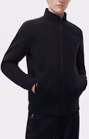 Details for FILA Black Full-Zip Letter Print Stand Collar Jacket F11M317505FBK