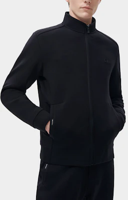 FILA 黑色全拉链字母印花立领夹克 F11M317505FBK Details for FILA 黑色全拉链字母印花立领夹克 F11M317505FBK