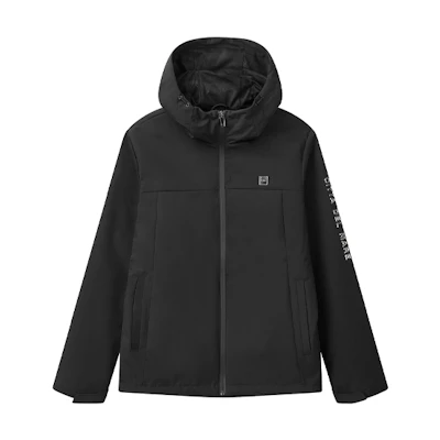 FILA Black Hooded Woven Sports Jacket F11M018710FBK