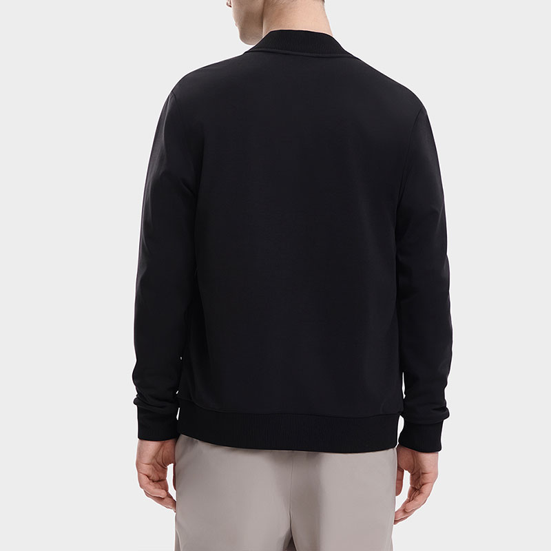 Purchase FILA黑色针织夹克带标志补丁休闲款式 F11M338501ABK