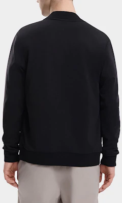 FILA黑色针织夹克带标志补丁休闲款式 F11M338501ABK Purchase FILA黑色针织夹克带标志补丁休闲款式 F11M338501ABK