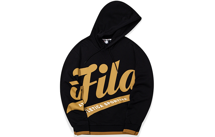 FILA Black Knit Sweatshirt - Trendy Sportswear T11M035201F-BK