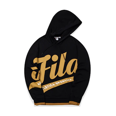 FILA Black Knit Sweatshirt - Trendy Sportswear T11M035201F-BK