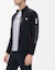 Details for FILA Jaket Track Rajut Hitam dengan Cetakan Logo A11M331501A-BK