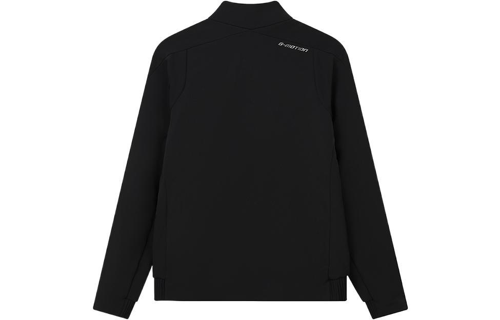 Lookbook FILA 黑色字母印花拉链立领夹克 A11M215711F-BK